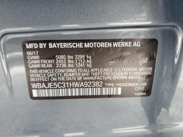 Photo 9 VIN: WBAJE5C31HWA92382 - BMW 540 I 