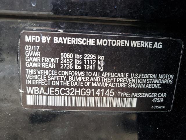 Photo 11 VIN: WBAJE5C32HG914145 - BMW 5 SERIES 