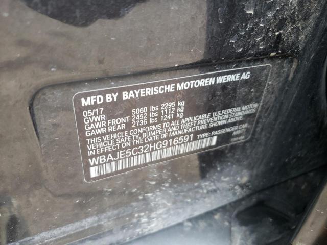 Photo 11 VIN: WBAJE5C32HG916591 - BMW 540 I 