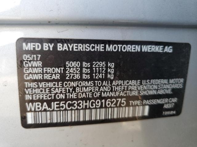 Photo 9 VIN: WBAJE5C33HG916275 - BMW 540 I 