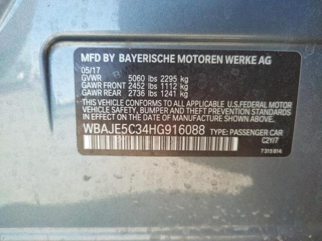 Photo 9 VIN: WBAJE5C34HG916088 - BMW 540 I 