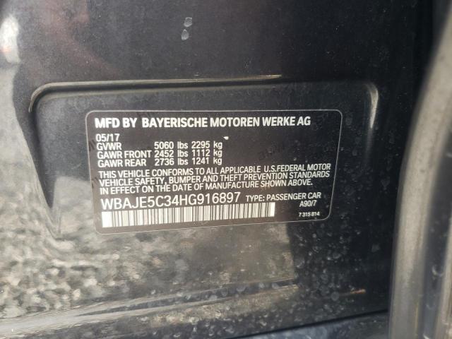 Photo 12 VIN: WBAJE5C34HG916897 - BMW 540 I 