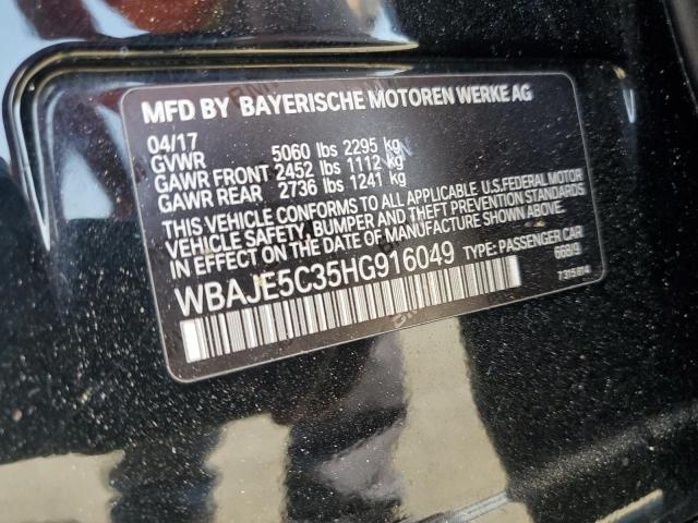 Photo 11 VIN: WBAJE5C35HG916049 - BMW 5 SERIES 