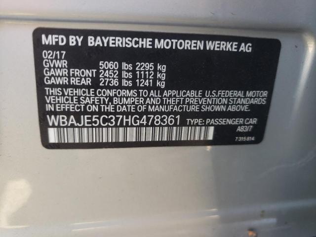 Photo 9 VIN: WBAJE5C37HG478361 - BMW 540 I 