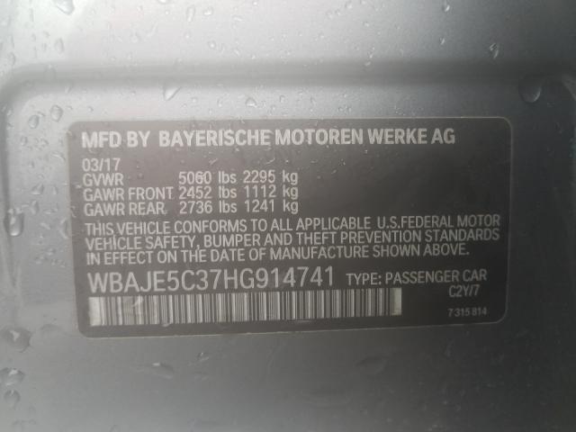 Photo 9 VIN: WBAJE5C37HG914741 - BMW 540 I 