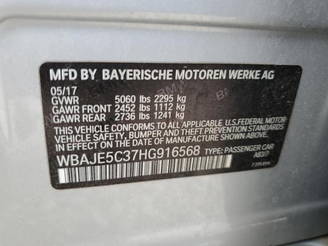 Photo 11 VIN: WBAJE5C37HG916568 - BMW 540 I 