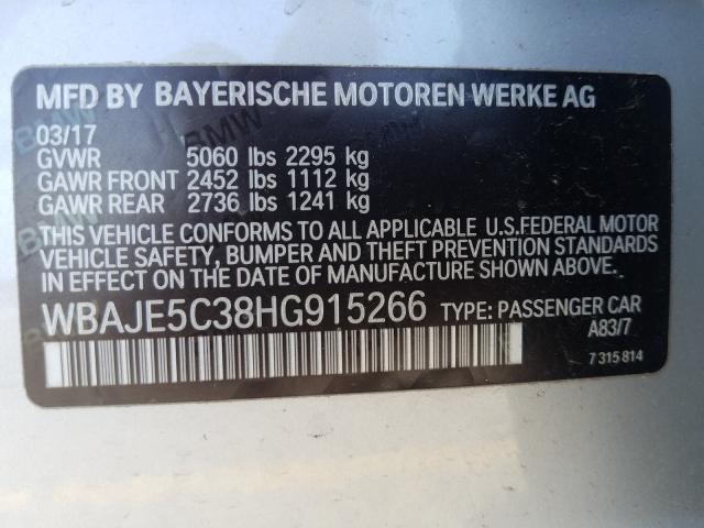 Photo 9 VIN: WBAJE5C38HG915266 - BMW 540 I 