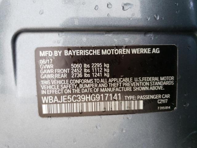 Photo 11 VIN: WBAJE5C39HG917141 - BMW 5 SERIES 