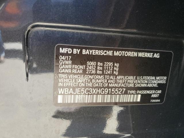 Photo 11 VIN: WBAJE5C3XHG915527 - BMW 540 I 