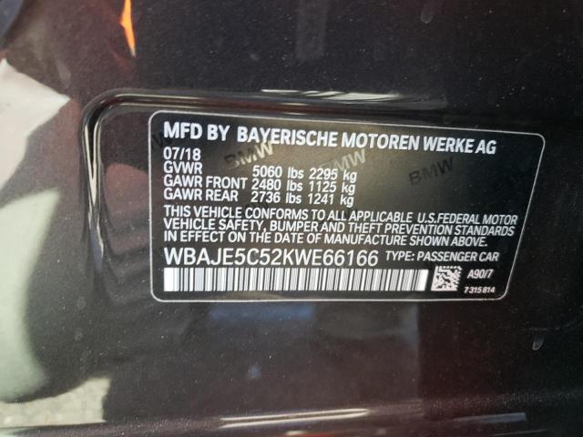 Photo 9 VIN: WBAJE5C52KWE66166 - BMW 540 I 