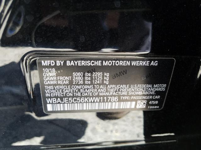 Photo 9 VIN: WBAJE5C56KWW11786 - BMW 540 I 