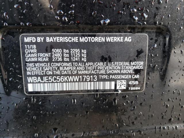 Photo 11 VIN: WBAJE5C56KWW17913 - BMW 540 I 