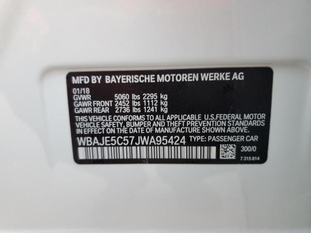 Photo 11 VIN: WBAJE5C57JWA95424 - BMW 540 I 