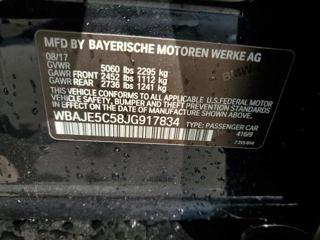 Photo 11 VIN: WBAJE5C58JG917834 - BMW 540I 