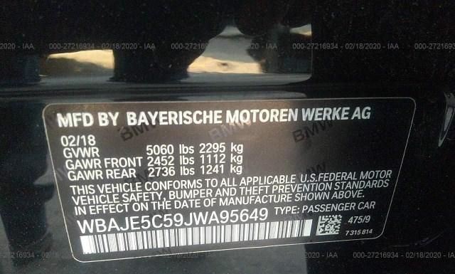 Photo 8 VIN: WBAJE5C59JWA95649 - BMW 540 