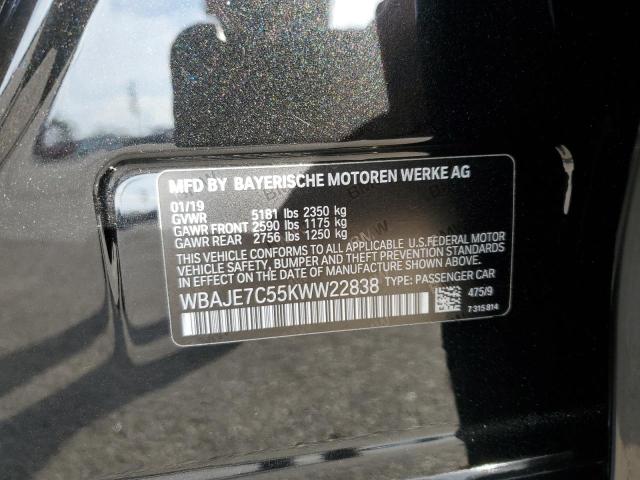 Photo 11 VIN: WBAJE7C55KWW22838 - BMW 540 XI 