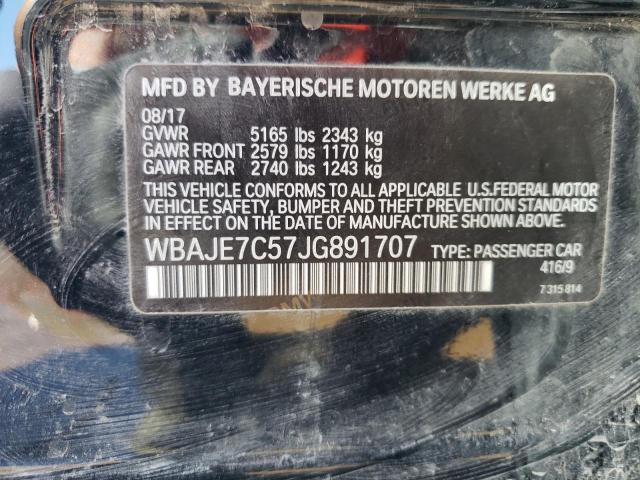 Photo 11 VIN: WBAJE7C57JG891707 - BMW 540 XI 