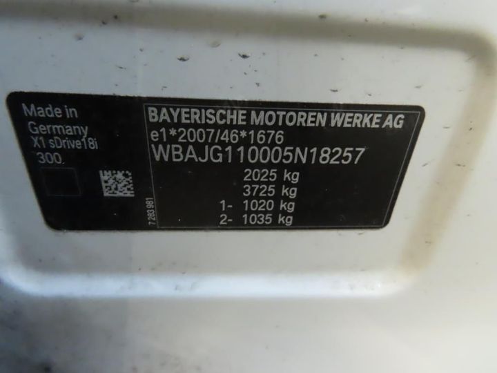 Photo 5 VIN: WBAJG110005N18257 - BMW X1 