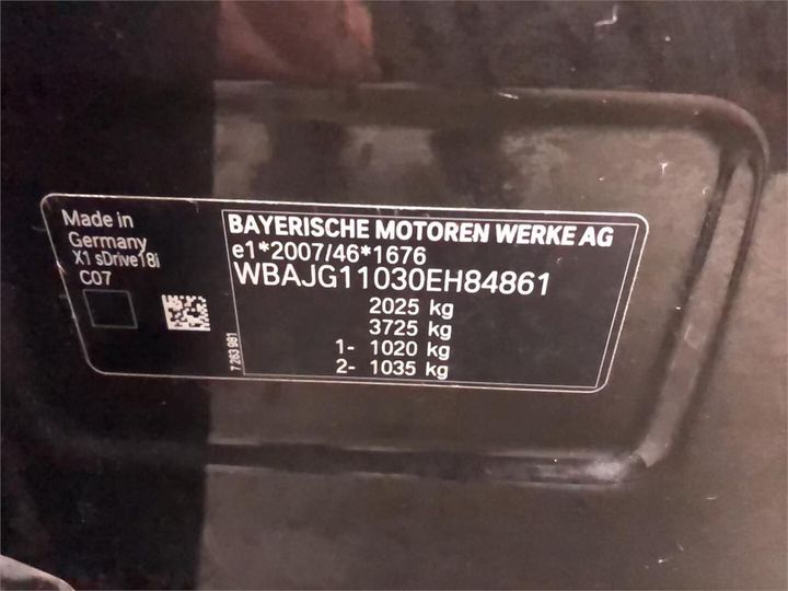 Photo 6 VIN: WBAJG11030EH84861 - BMW X1 