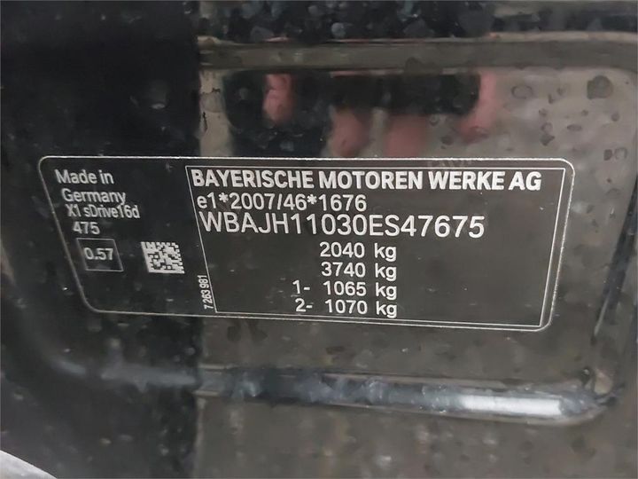 Photo 12 VIN: WBAJH11030ES47675 - BMW X1 