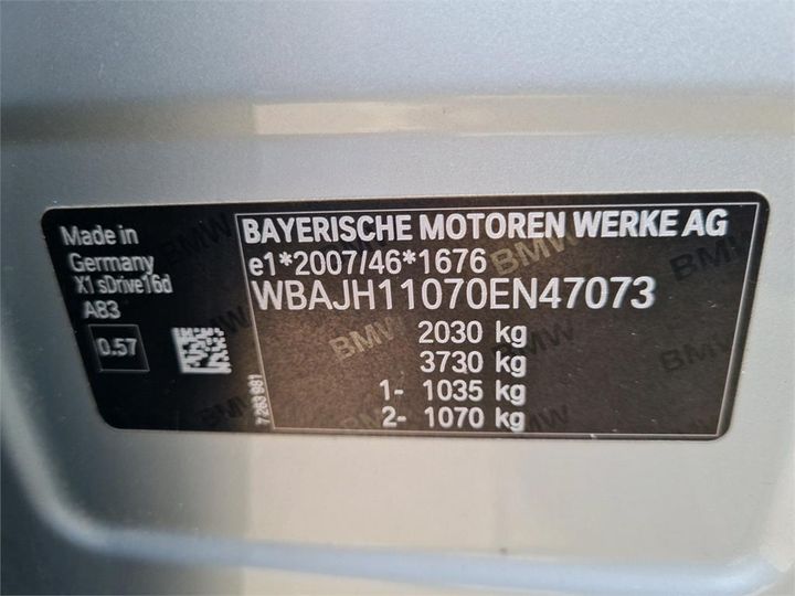 Photo 4 VIN: WBAJH11070EN47073 - BMW X1 