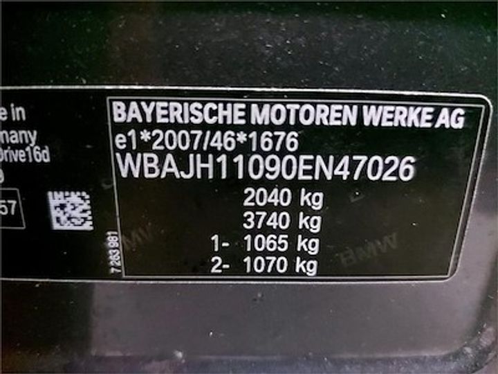 Photo 11 VIN: WBAJH11090EN47026 - BMW X1 DIESEL - 2015 