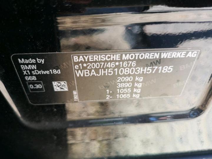 Photo 8 VIN: WBAJH510803H57185 - BMW X1 