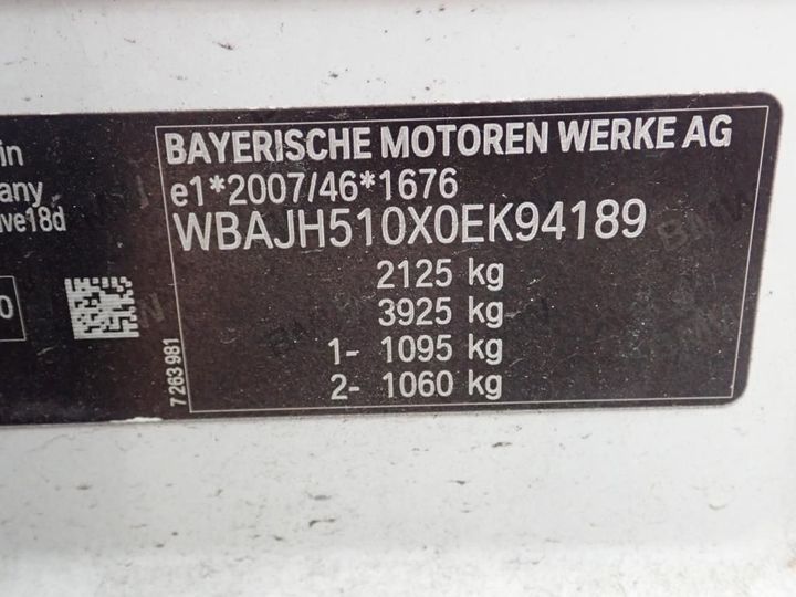 Photo 11 VIN: WBAJH510X0EK94189 - BMW X1 