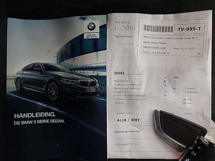 Photo 13 VIN: WBAJK51030BJ13680 - BMW 5 SERIE SEDAN 