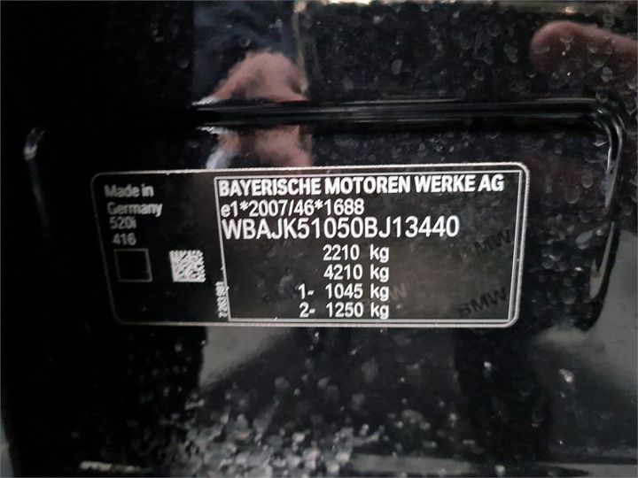 Photo 14 VIN: WBAJK51050BJ13440 - BMW 5-SERIE 