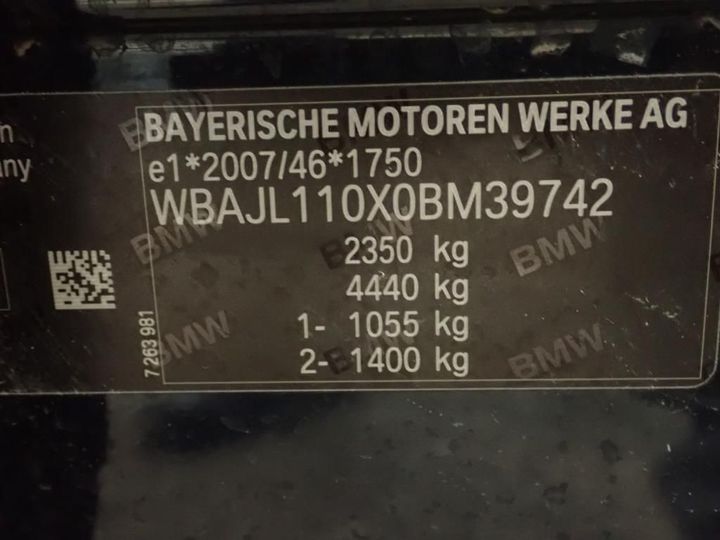 Photo 12 VIN: WBAJL110X0BM39742 - BMW SERIE 5 TOURING 