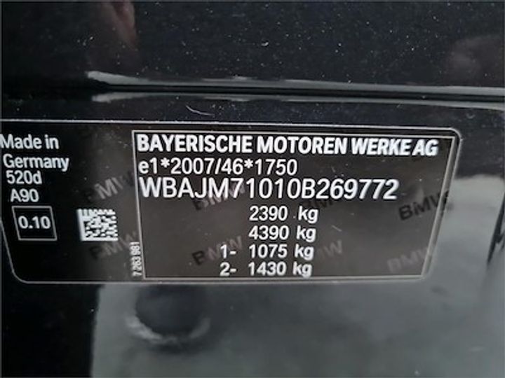 Photo 11 VIN: WBAJM71010B269772 - BMW 5 TOURING DIESEL - 2017 