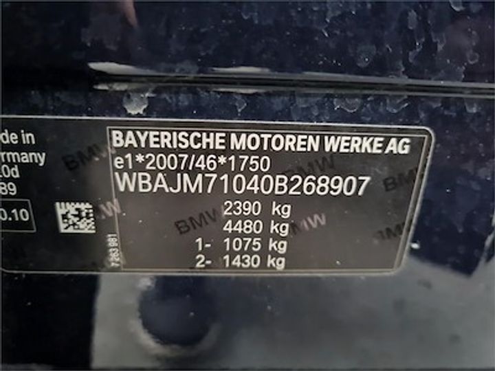 Photo 11 VIN: WBAJM71040B268907 - BMW 5 TOURING DIESEL - 2017 