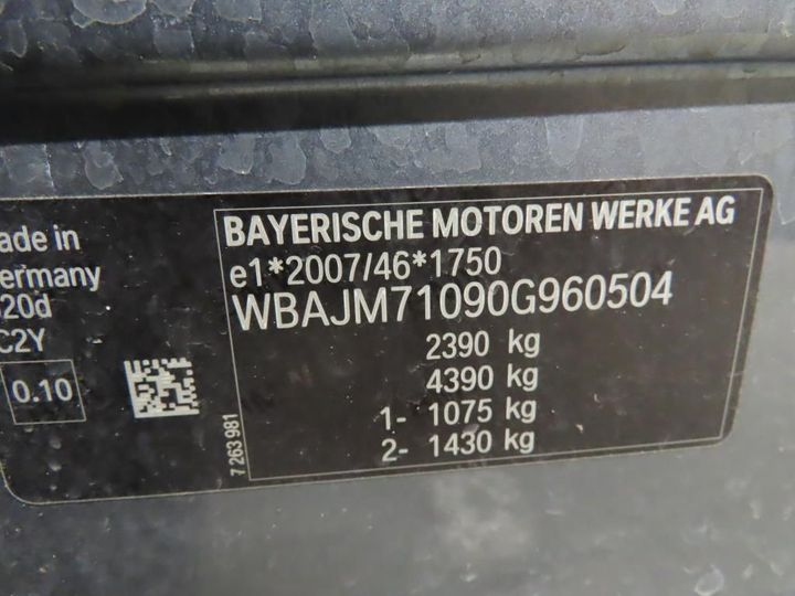 Photo 13 VIN: WBAJM71090G960504 - BMW 5 TOURING 