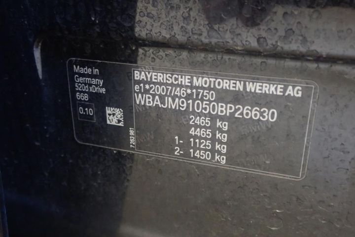 Photo 16 VIN: WBAJM91050BP26630 - BMW SERIE 5 TOURING 