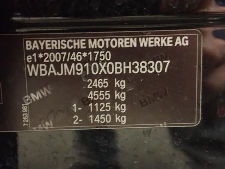 Photo 12 VIN: WBAJM910X0BH38307 - BMW SERIE 5 TOURING 