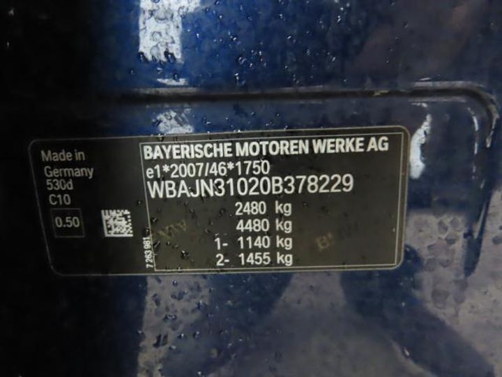 Photo 5 VIN: WBAJN31020B378229 - BMW 530D 