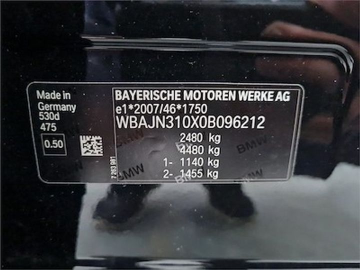 Photo 11 VIN: WBAJN310X0B096212 - BMW 5 TOURING DIESEL - 2017 