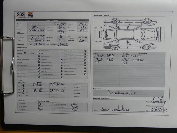 Photo 20 VIN: WBAJN51000G975300 - BMW 5 TOURING 