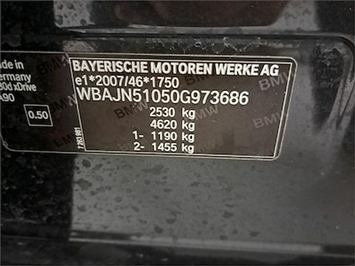 Photo 11 VIN: WBAJN51050G973686 - BMW 5 TOURING DIESEL - 2017 