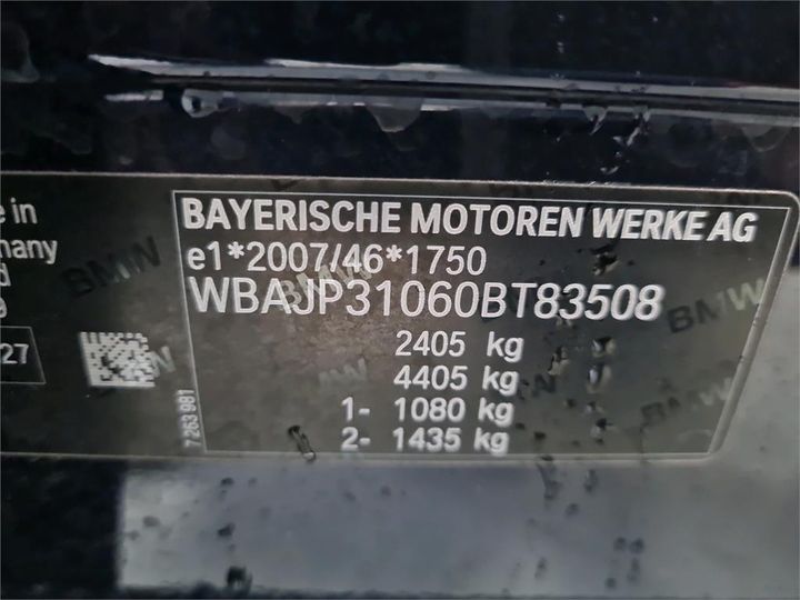 Photo 4 VIN: WBAJP31060BT83508 - BMW 5-REEKS 