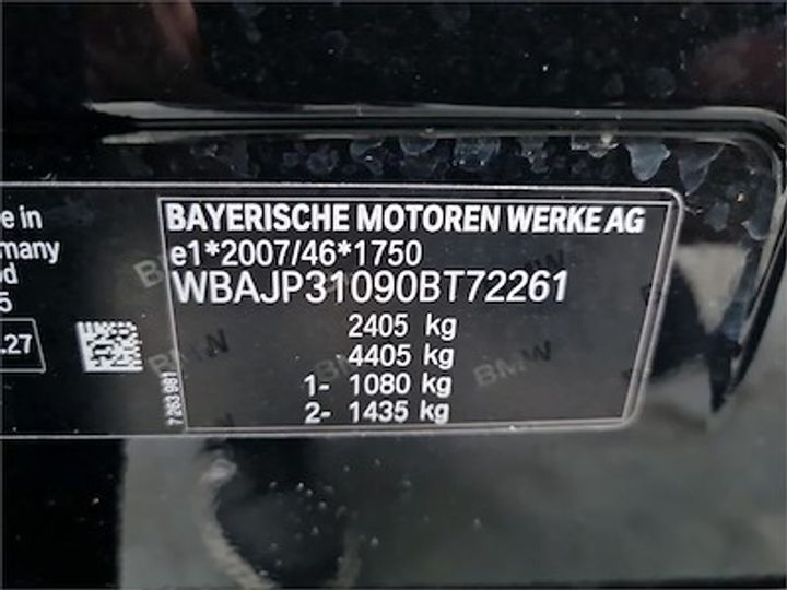 Photo 11 VIN: WBAJP31090BT72261 - BMW 5 TOURING DIESEL - 2017 