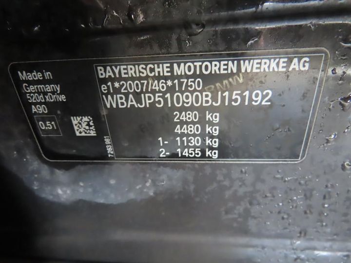 Photo 13 VIN: WBAJP51090BJ15192 - BMW 5 TOURING 