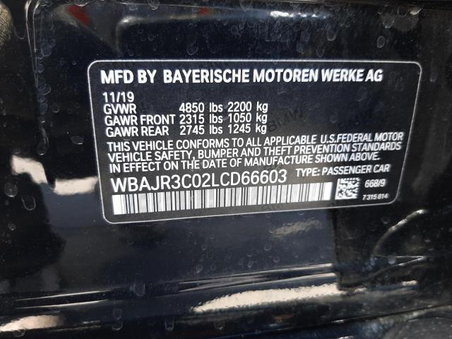 Photo 9 VIN: WBAJR3C02LCD66603 - BMW 530 I 