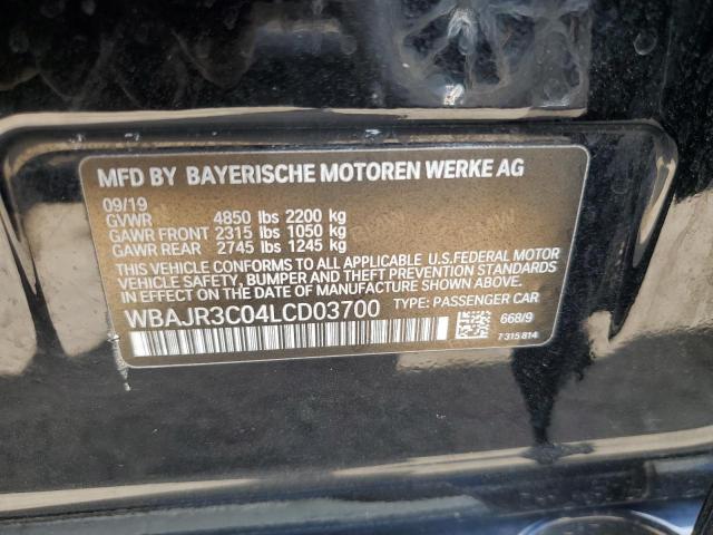 Photo 11 VIN: WBAJR3C04LCD03700 - BMW 530 I 