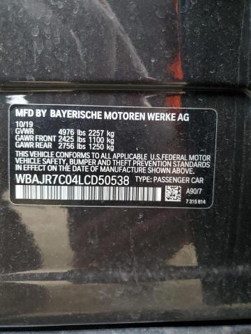 Photo 11 VIN: WBAJR7C04LCD50538 - BMW 5 SERIES 