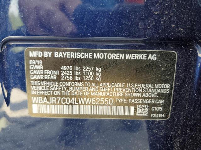 Photo 11 VIN: WBAJR7C04LWW62550 - BMW 5 SERIES 