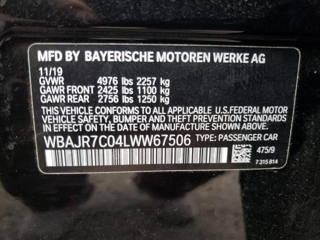 Photo 9 VIN: WBAJR7C04LWW67506 - BMW 530 XI 