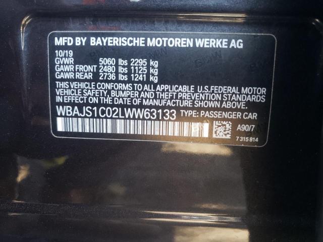 Photo 12 VIN: WBAJS1C02LWW63133 - BMW 5 SERIES 