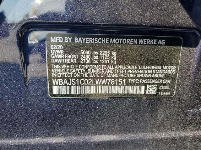 Photo 11 VIN: WBAJS1C02LWW78151 - BMW 530I 